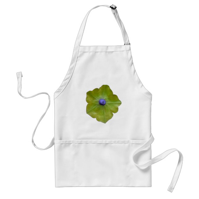 Petunia Green und Blue Schürze (Vorne)