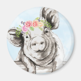 Petunia Pig Magnet