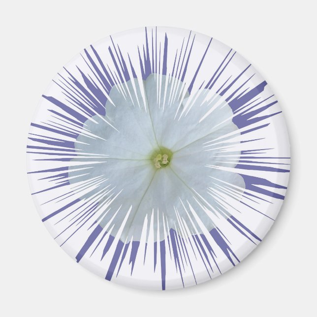 Petunia-Sternexplosion Magnet (Vorne)