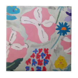 Petunia & Summer Blume Keramik Tile Fliese