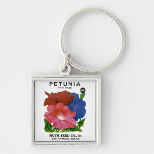 Petunia Vintag Seed Packet Schlüsselanhänger