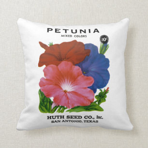 Petunia-Vintage-Samenpaket Kissen