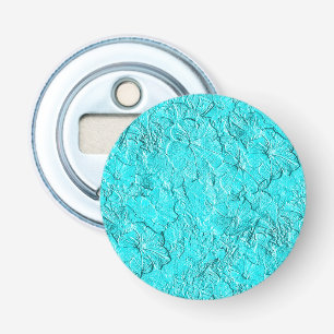 Petunias Aqua-Round-Flasche-Opener Flaschenöffner