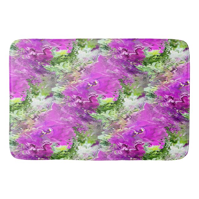 Petunias blühen...... badematte (Vorderseite)