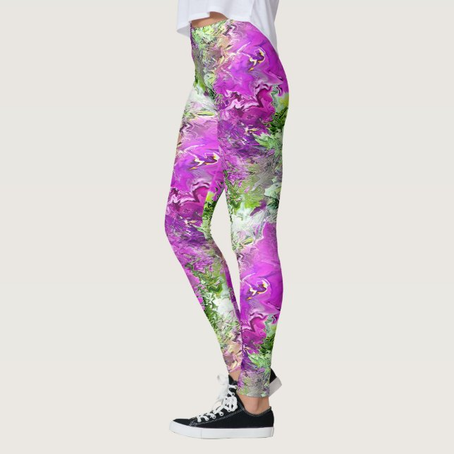 Petunias blühen...... leggings (Links)