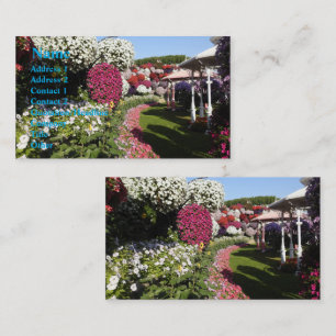 Petunias Business Card Visitenkarte