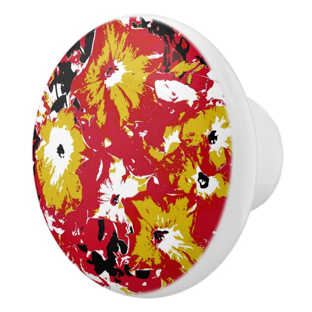 PETUNIAS KERAMIKKNAUF (Rechts)