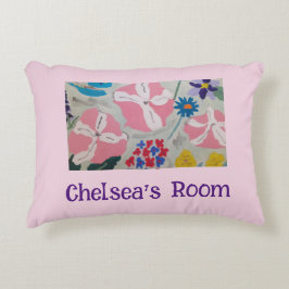Petunias & Sommerliche Blume Personalisiert Dekokissen