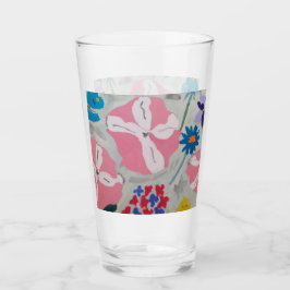 Petunias & Summer Blume Glas