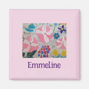 Petunias & Summer Blume Personalisiert Magnet