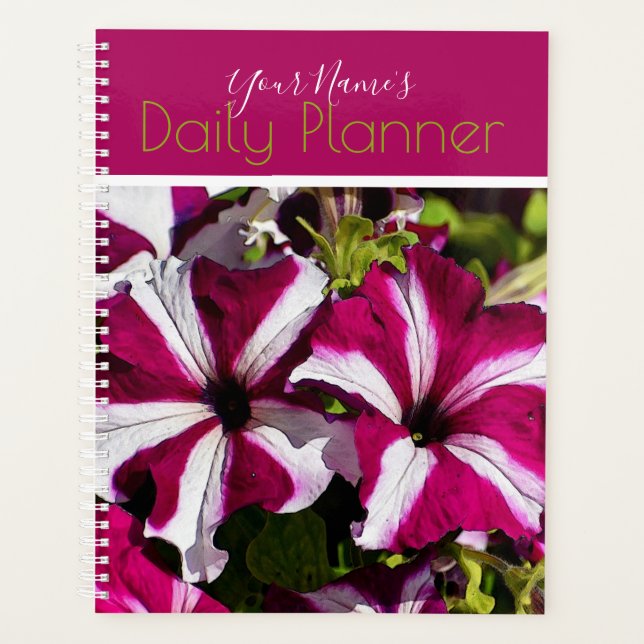 Petunias Tagesplaner - HAMbWG Planer (Vorderseite)