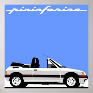 Peugeot 205 CTI Poster