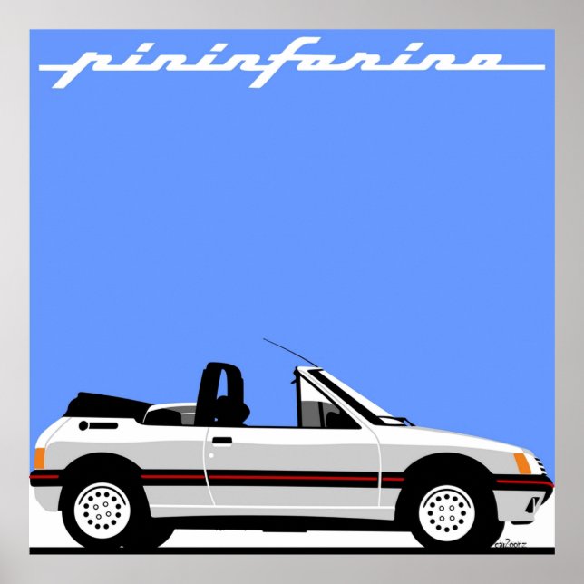 Peugeot 205 CTI Poster (Vorne)
