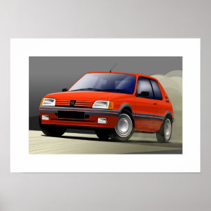 Peugeot 205 GTI Poster