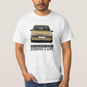 Peugeot 205 GTi und das Leben ist zu kurz - T-Shirt