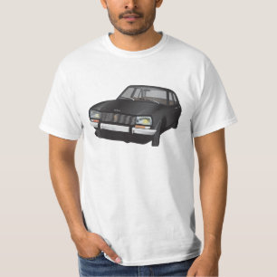 Peugeot 504 T - Shirt (schwarz)