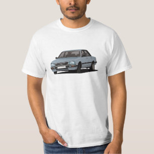 Peugeot 505 Turbo - GTi - V6 - blau-grau T-Shirt