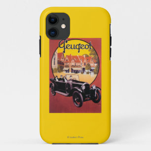 Peugeot-Automobil-förderndes Plakat Case-Mate iPhone Hülle