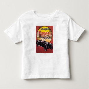 Peugeot-Automobil-förderndes Plakat Kleinkind T-shirt