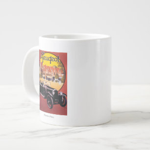 Peugeot Automobil-Werbeplakat Jumbo-Tasse