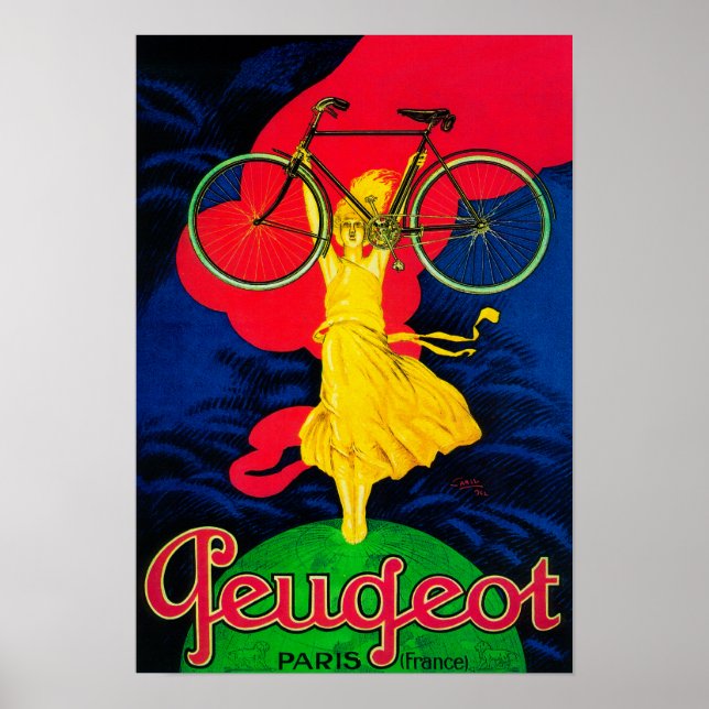Peugeot Bicycle Vintag PosterEurope Poster (Vorne)