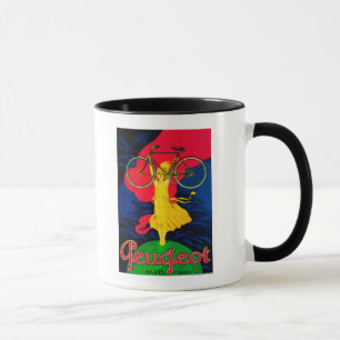 Peugeot Fahrrad Vintage PosterEuropa Tasse