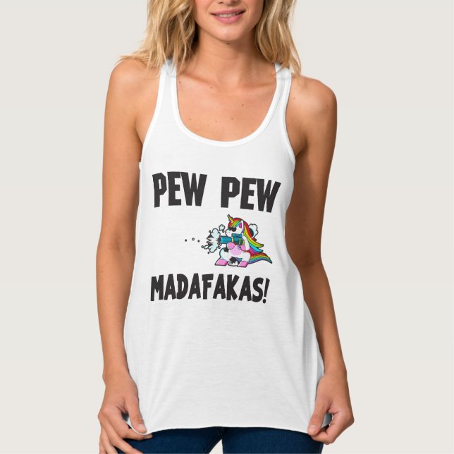 Pew Madafakas Tank Top (Vorderseite)