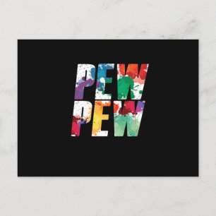 Pew Paintball Marker Farbbälle Paintball Gif Postkarte