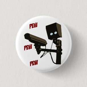 Pew Pew Laser Radar Gun Robot Button