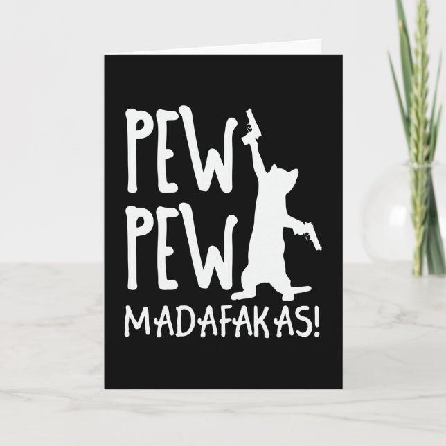 Pew Pew Madafakas Karte (Vorderseite)