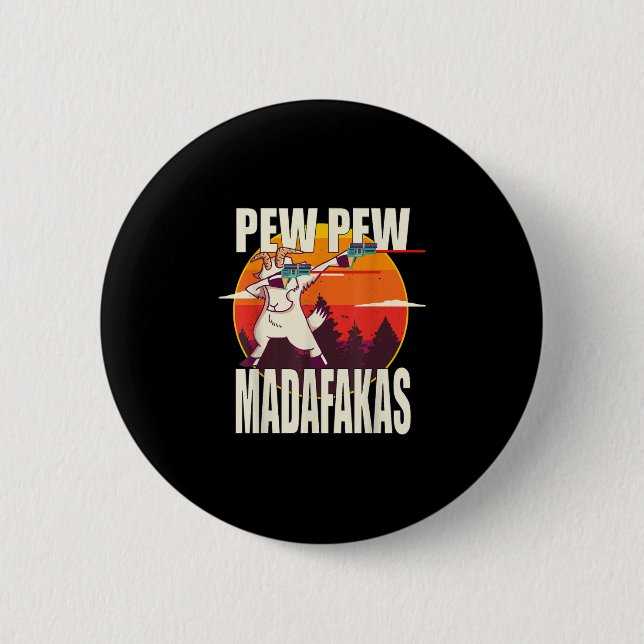 Pew Pew Madafakas Pew Madafakas Goat Button (Vorderseite)