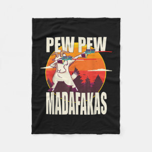 Pew Pew Madafakas Pew Madafakas Goat Fleecedecke