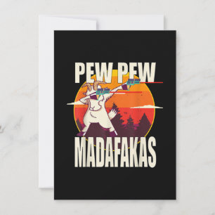 Pew Pew Madafakas Pew Pew Madafakas Ziege Einladung