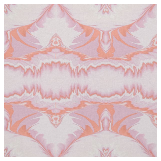 Pewal Pink Whimsical Intricate Muster Multi Color Stoff (Muster)