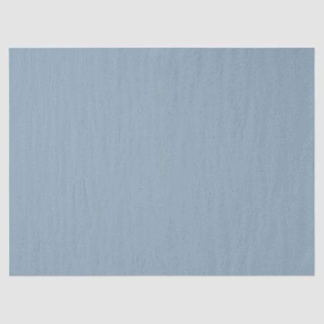 Pewter Blue Solid Color Seidenpapier (Vorderseite)