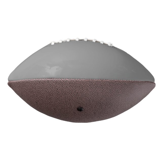 Pewter Gray Solid Color | Klassisches Elegant Football (Gedreht 270)