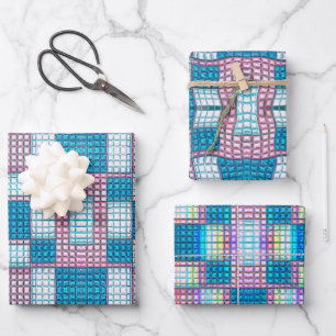 Peyote Stitch Mosaic Beading Tile Nahtlose Muster Geschenkpapier Set