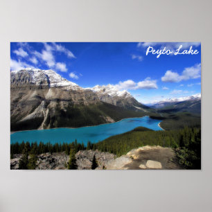 Peyto Lake, Banff National Park, Kanadische Rockie Poster