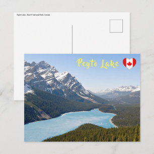 Peyto Lake - Banff Nationalpark, Alberta, Kanada Postkarte