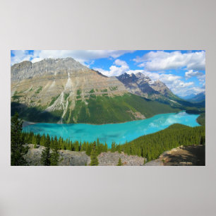 Peyto Lake in Banff National Park Alberta Kanada Poster