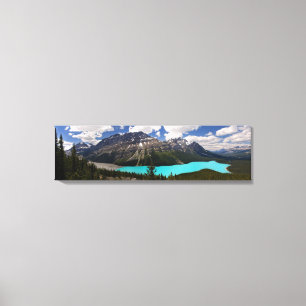 Peyto See im Sommer Leinwanddruck