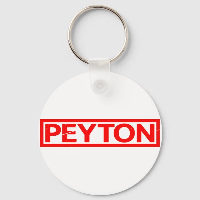 Peyton Briefmarke Schlüsselanhänger (Vorderseite)