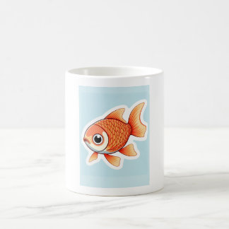 Pez Dorado Kawaii Kaffeetasse