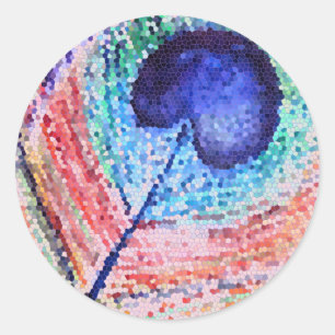 Pfacock Feather Sticker
