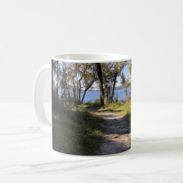 Pfad am Fluss Kaffeetasse (Vorderseite Links)