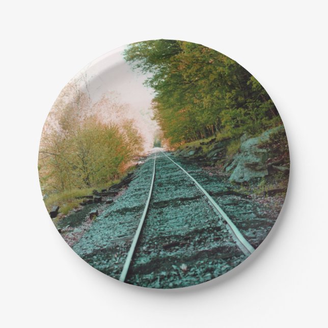 Pfad der Einsamkeit Pappteller (Vorderseite)