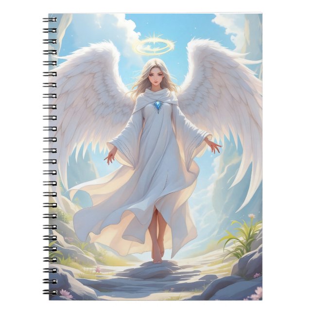 Pfad der Gnade: Engel des Friedlichen Aufstiegs Notizblock (Vorderseite)