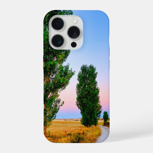 Pfad des französischen Weges iPhone Hülle (Rückseite)