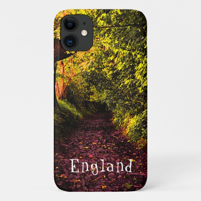 Pfad im iPhone-Fall Woodlands Case-Mate iPhone Hülle (Rückseite)