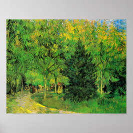 Pfad im Park Arles mit Walkers Van Gogh Poster
